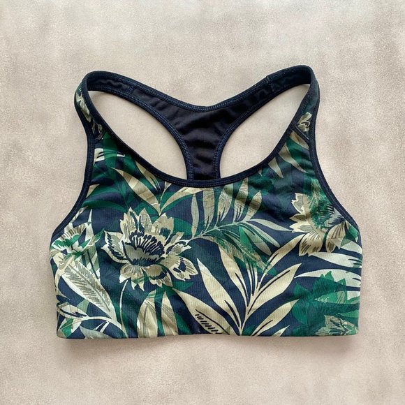 Old Navy Other - EUC Old Navy Go-Dry Medium Support Floral Botanical Print Sports Bra Size Small